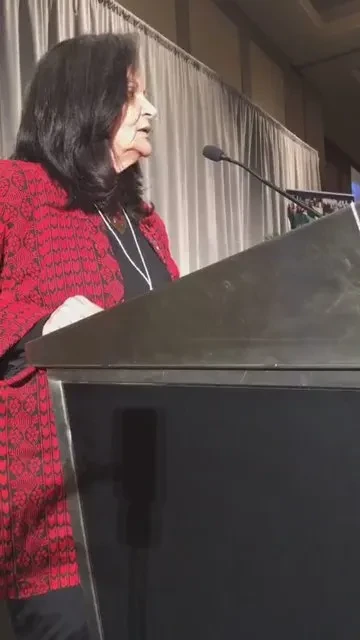 JVP Member Meeting Chicago Facebook April 2 2017_Alissa Wise introduces Rasmea Odeh_#107